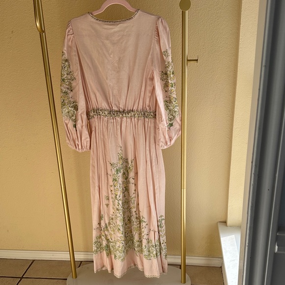 Max Studio Pink Floral Midi Dress - Picture 5 of 7